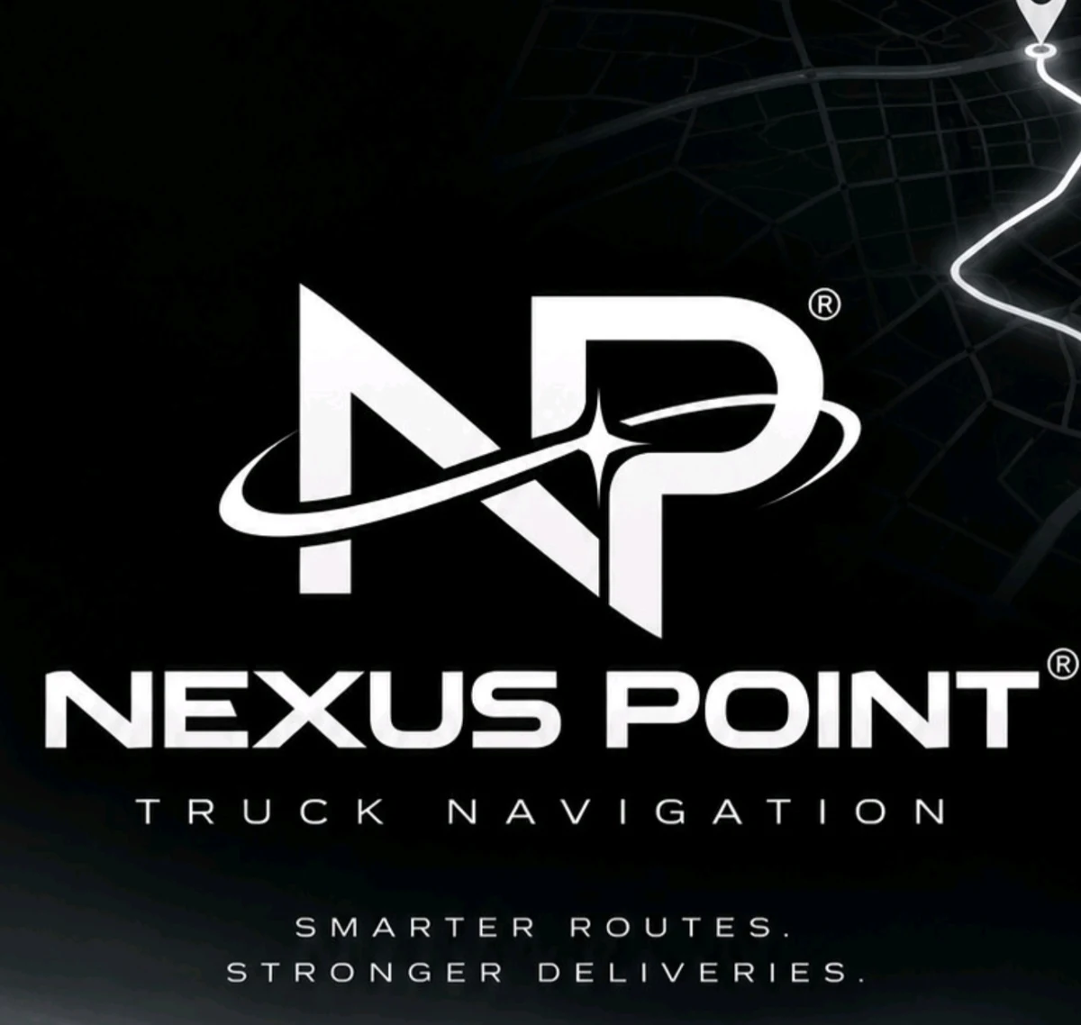 Nexus Point Truck ©, Truck Navigation. Smarter routes. Stronger deliveries.